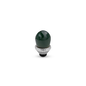 TWISTED Stein, GLASS CROWN, diverse Farben, 8 mm
