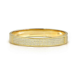 Pretty Bangles Satinshine Bracelet, ZC blanc, Satin Finish, diverses tailles