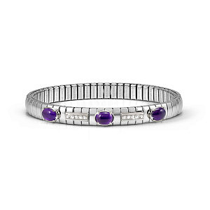 Extension Bracciale, Diversi colori, 3 pietre, 18 cm
