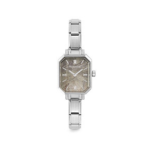 Paris Orologio, Quadrante rettangolare, grigio meteorite