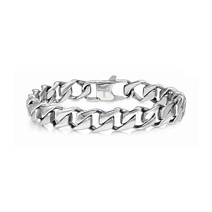 Bold Steel Armband, Flachpanzerkette, diverse Grössen