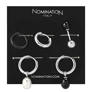 Bold Steel Boucles d'oreilles, Set de 5 motifs