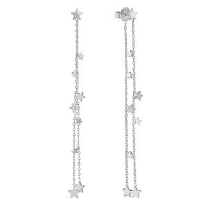 Ritmatika Boucle d'oreilles pendantes, Étoile, 8 cm