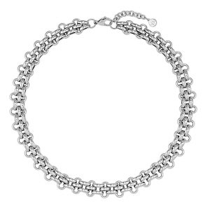 Wear&Style Halskette, Doppelte Kette, 48 cm