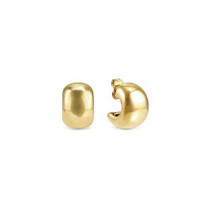 Wear&Style Boucles d'oreilles, Goutte, 0.98 x 1.45 cm, plaqué or