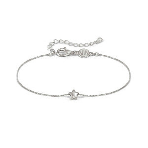 Armonica Bracciale, Stella, CZ bianco, 19 cm