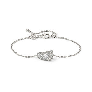 Lifepoetry Armband, Fuss, Pavé weiss, 19 cm