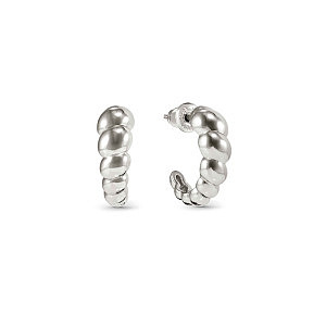 Siren Dream Boucles d'oreilles, Motif cannelé, 0.6 x 1.4 cm