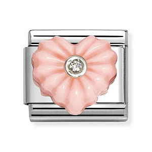 Silvershine Symboles, Cœur, Rose