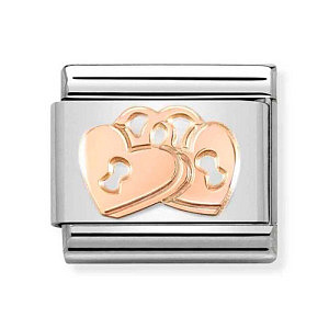 Rosegold Symbole, Herzschlösser