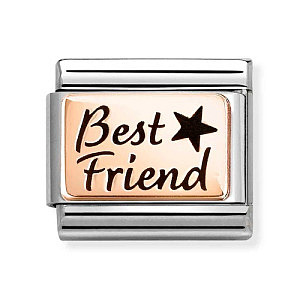 Rosegold Plate, Best Friends mit Stern