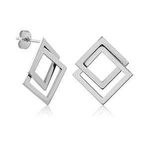 Doppelter Rhombus, 25 mm, Chirurgenstahl