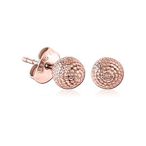 Kugel, 6 mm, Chirurgenstahl rosévergoldet
