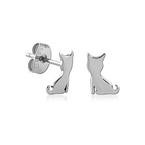 Katze, 9 x 6 mm, Chirurgenstahl