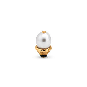 TWISTED Stein, PEARL CROWN, White Pearl, 8 mm