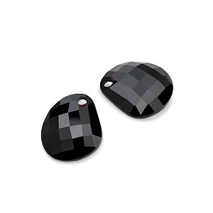 KOSMIC Anhänger Ohrringe, SHAPED FACET, diverse Farben, 25 mm