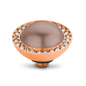 TWISTED Stein, CRYSTAL PEARL, diverse Farben, 10 mm