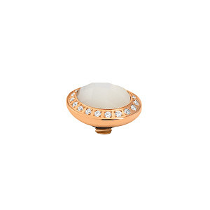 TWISTED Stein, PEARLY CZ, diverse Farben, 12.5 mm