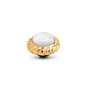 TWISTED Stein, PEARL ROPE, Mother of Pearl, 9 mm