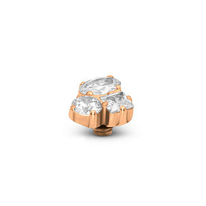 TWISTED Stein, TRINITY, diverse Farben, 7.5 mm