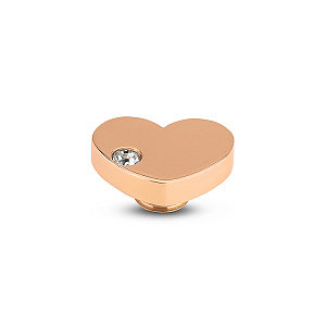VIVID Stein, HEART CZ, Crystal, 12 mm