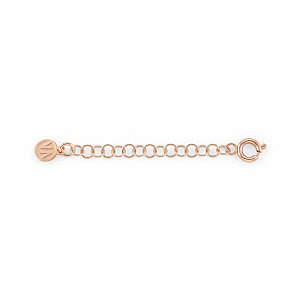 Extenders Verlängerungskette, Ankerkette, Rund, 5 cm, rosévergoldet