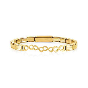 Trendsetter Bracciale, Infinity, 18 cm, placcato oro