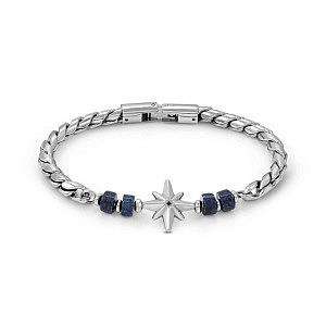 Atlante Armband, Windrose, Sodalite, 23 cm
