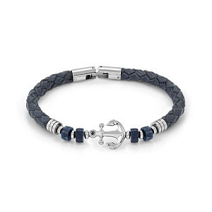 Atlante Bracelet, Ancre, Sodalite, 23 cm, bleu