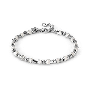 Instinctstyle Sea Bracciale, Turchese bianco, 21 cm