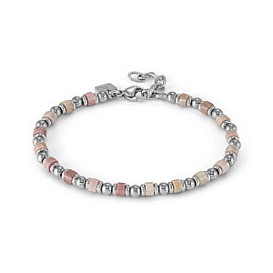 Instinctstyle Sea Armband, Jade rosa, 21 cm