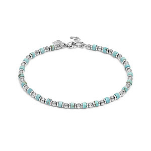Instinctstyle Sea Fusskette, Türkis, 26 cm