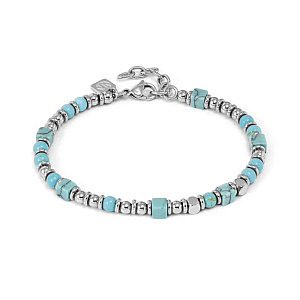 Instinctstyle Infinity Bracciale, Turchese, 21 cm