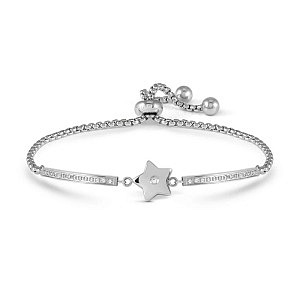 Milleluci Refined Armband, Stern, CZ weiss, 19 cm