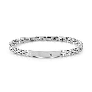Strong Diamond Bracciale, Diamante, nero, 21 cm