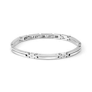 Strong Diamond Geometric Bracelet, 4 Diamants, blanc