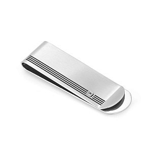 Strong Diamond Geometric Clip pour billets, Diamant, noir, 1.8 x 5.5 cm