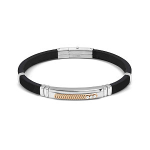 City Energy Bracelet, Blanc / Rose, 21 cm