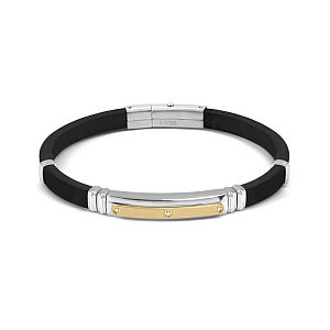 City Energy Bracciale, Bianco / Oro, CZ bianco, 21 cm