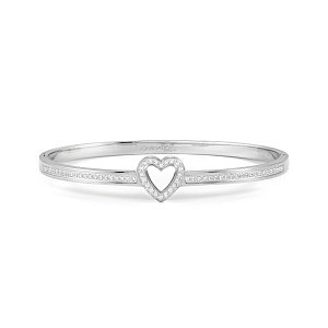 Pretty Bangles Bracelet, Cœur, ZC blanc, diverses tailles