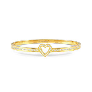 Pretty Bangles Bracelet, Cœur, ZC blanc, diverses tailles