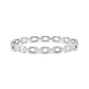 Pretty Bangles Bracelet, Maillons de chaîne, ZC blanc, diverses tailles