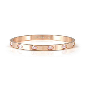 Pretty Bangles New Bracciale, Oval, CZ rosa, varie misure
