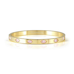 Pretty Bangles New Armreif, Oval, CZ rosa, diverse Grössen