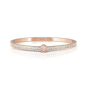 Pretty Bangles New Bracelet, ZC rose, Pavé blanc, diverses tailles