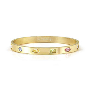 Pretty Bangles Satinshine Bracciale, CZ mix, Satin Finish, varie misure