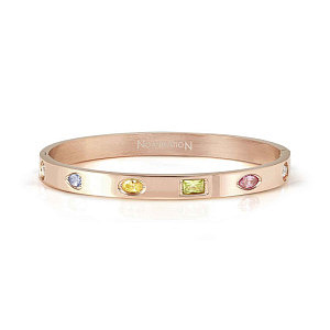 Pretty Bangles Satinshine Bracciale, CZ mix, Satin Finish, varie misure