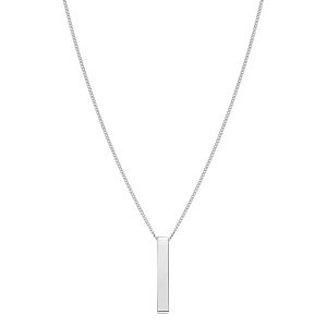 Sempre con me Collana, Targhetta, 55 cm