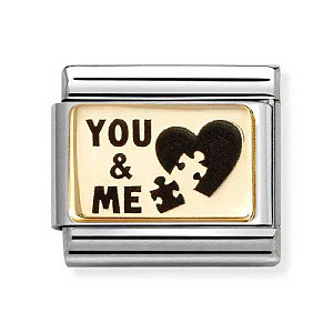 Classic Plate, YOU & ME Puzzle
