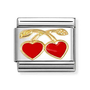 Classic Love, Cuore con ciliegie, rosso
